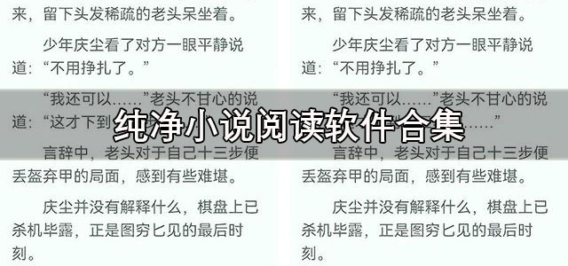纯净小说阅读