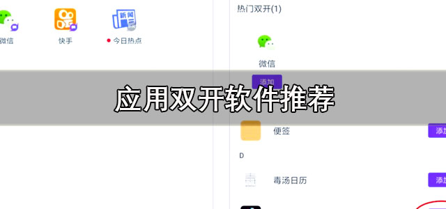应用双开