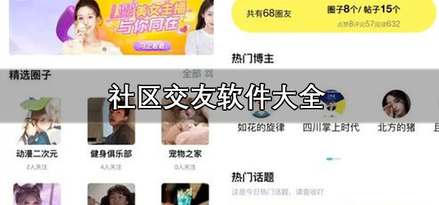 社区交友