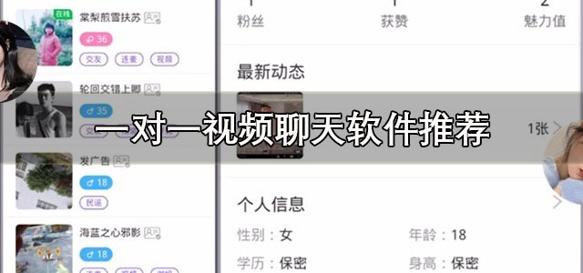 一对一视频聊天