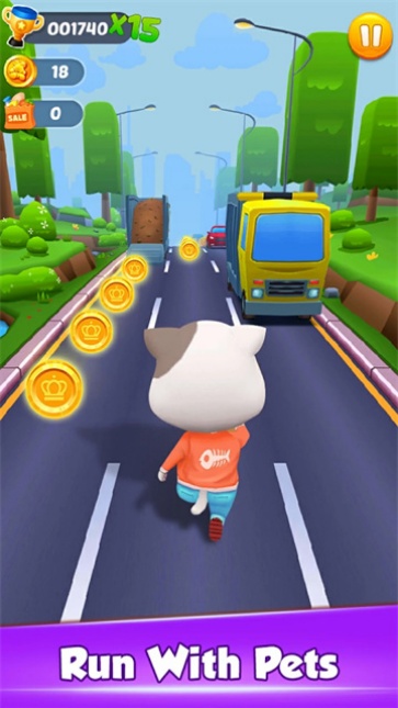 加菲猫跑酷截图2